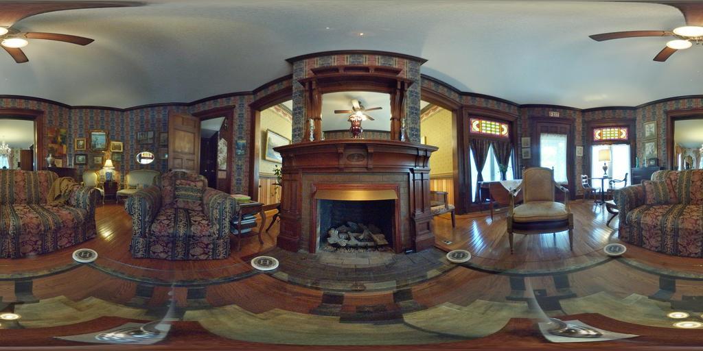 Herrold On Hill Bed And Breakfast Wabash Exterior photo